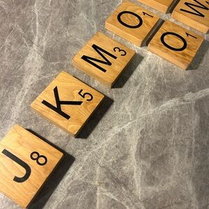 Scrabble Letter Tiles